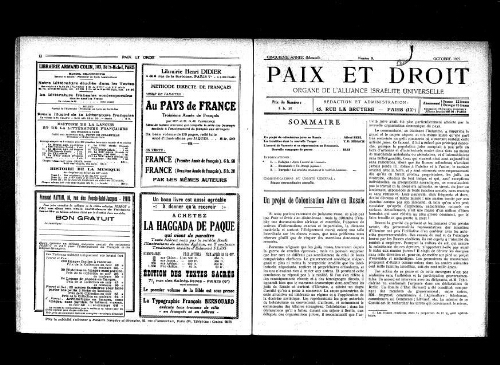 Paix et Droit.  (01/10/1925)